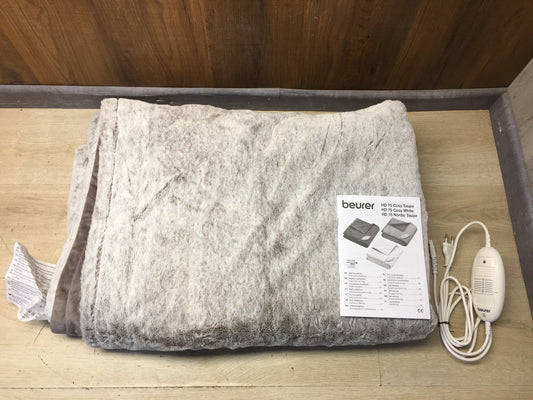 Beurer HD 75 Nordic Heizdecke 180 x 130 cm, kuschelige Wärmedecke, I37620