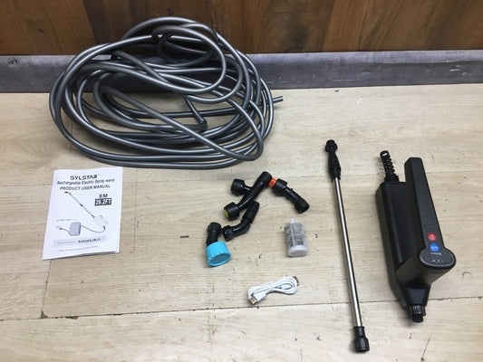 SYLSTAR Akku-Drucksprüher PW-SQ7VDXD-BK-BM, mit 3 Sprühgeschwindigkeiten, I40067