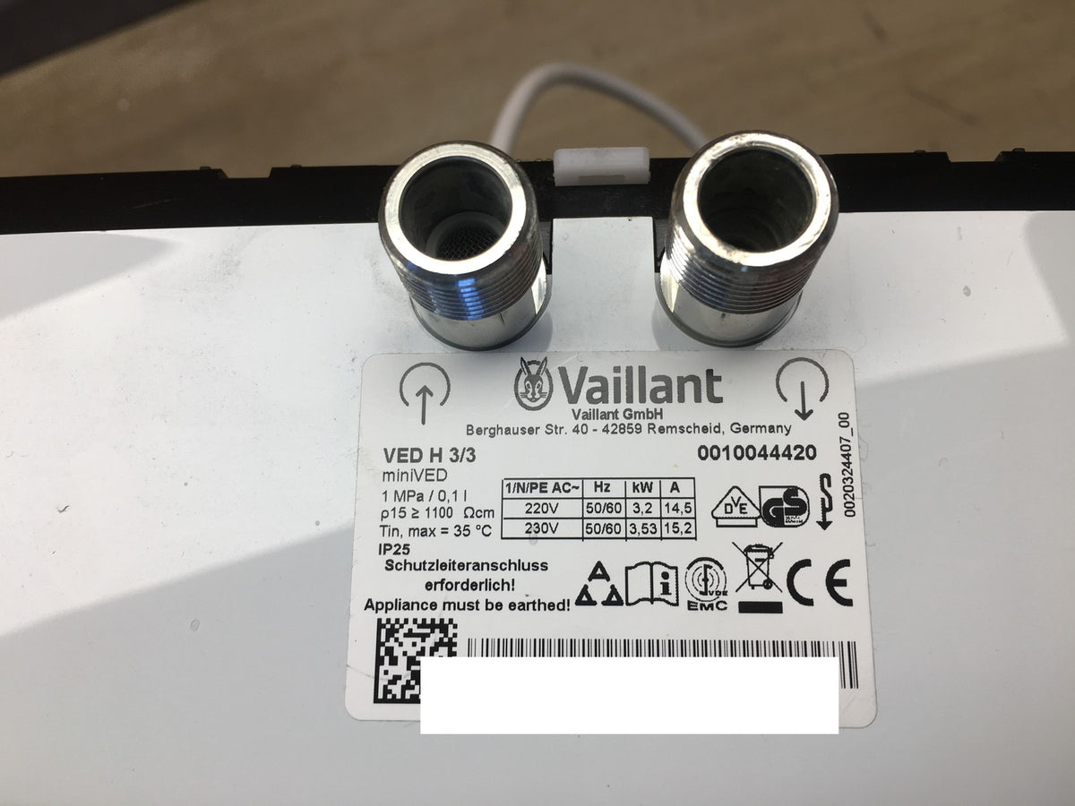 Vaillant Elektro-Durchlauferhitzer miniVED H 3/3 (0010044420), EEK: A, I40893