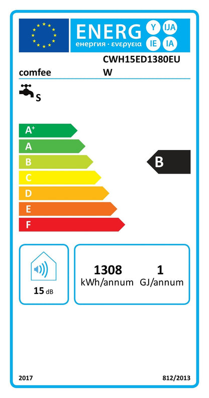 Comfee CWH15ED1380EUW Warmwasserspeicher 74L 1500W EEK:B, I40023