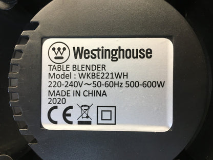Westinghouse WKBE221WH Blender, 600W, I37823