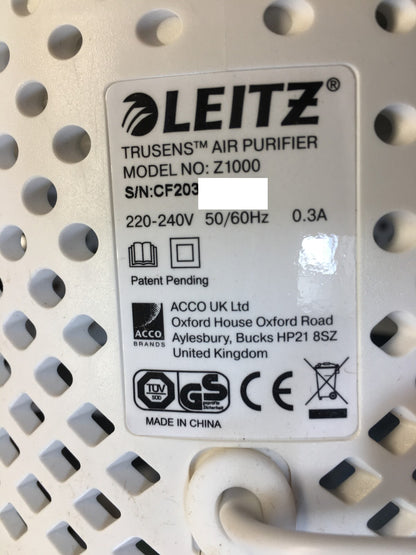 Leitz TruSens Z1000 Luftreiniger, für Räume bis 23 m², I38361