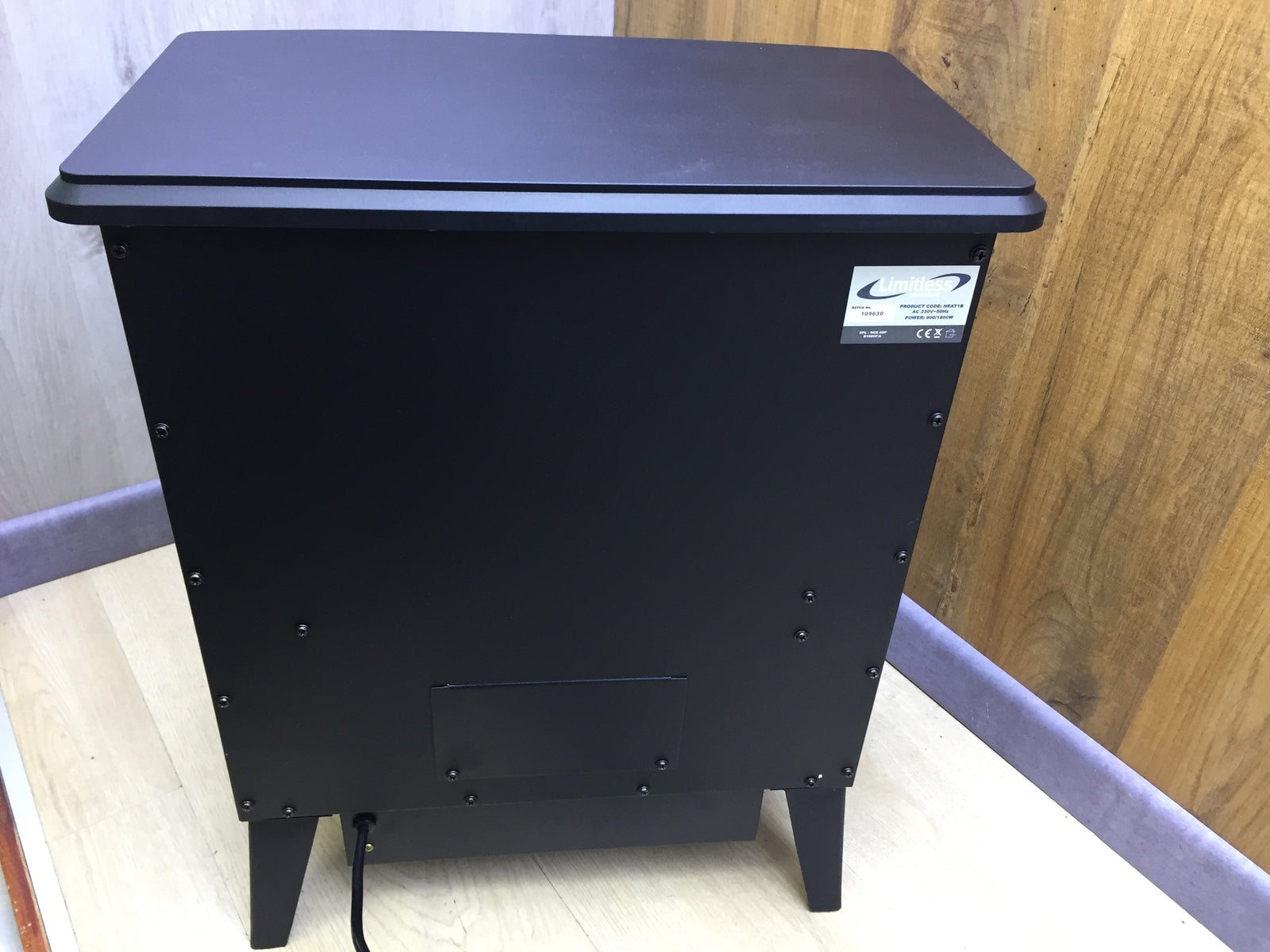 Kingfisher HEAT1B 2000W elektrischer Holzverbrennung Heizung, I28295