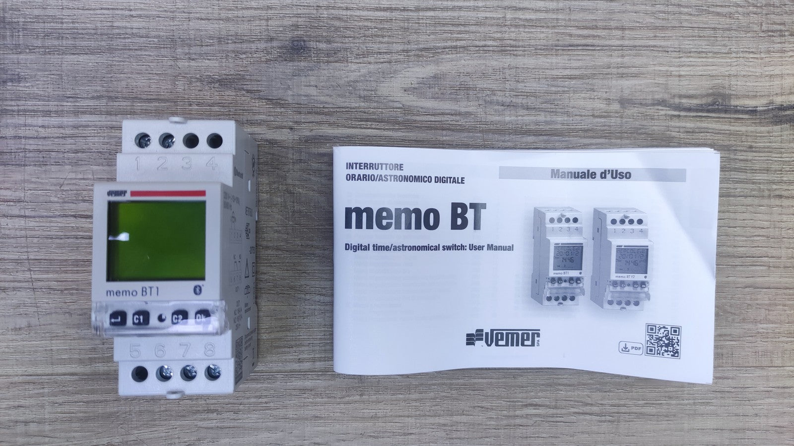 VEMER VE767600 MEMO BT1 Digitale Zeitschaltuhr, I37473