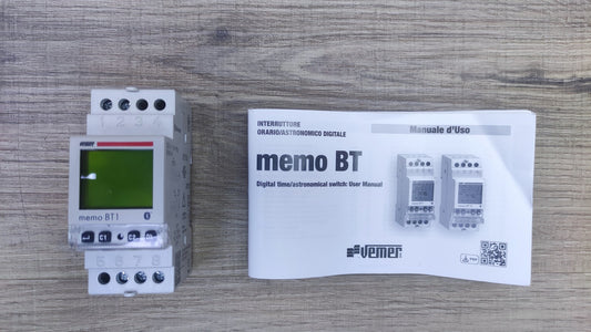 VEMER VE767600 MEMO BT1 Digitale Zeitschaltuhr, I37473