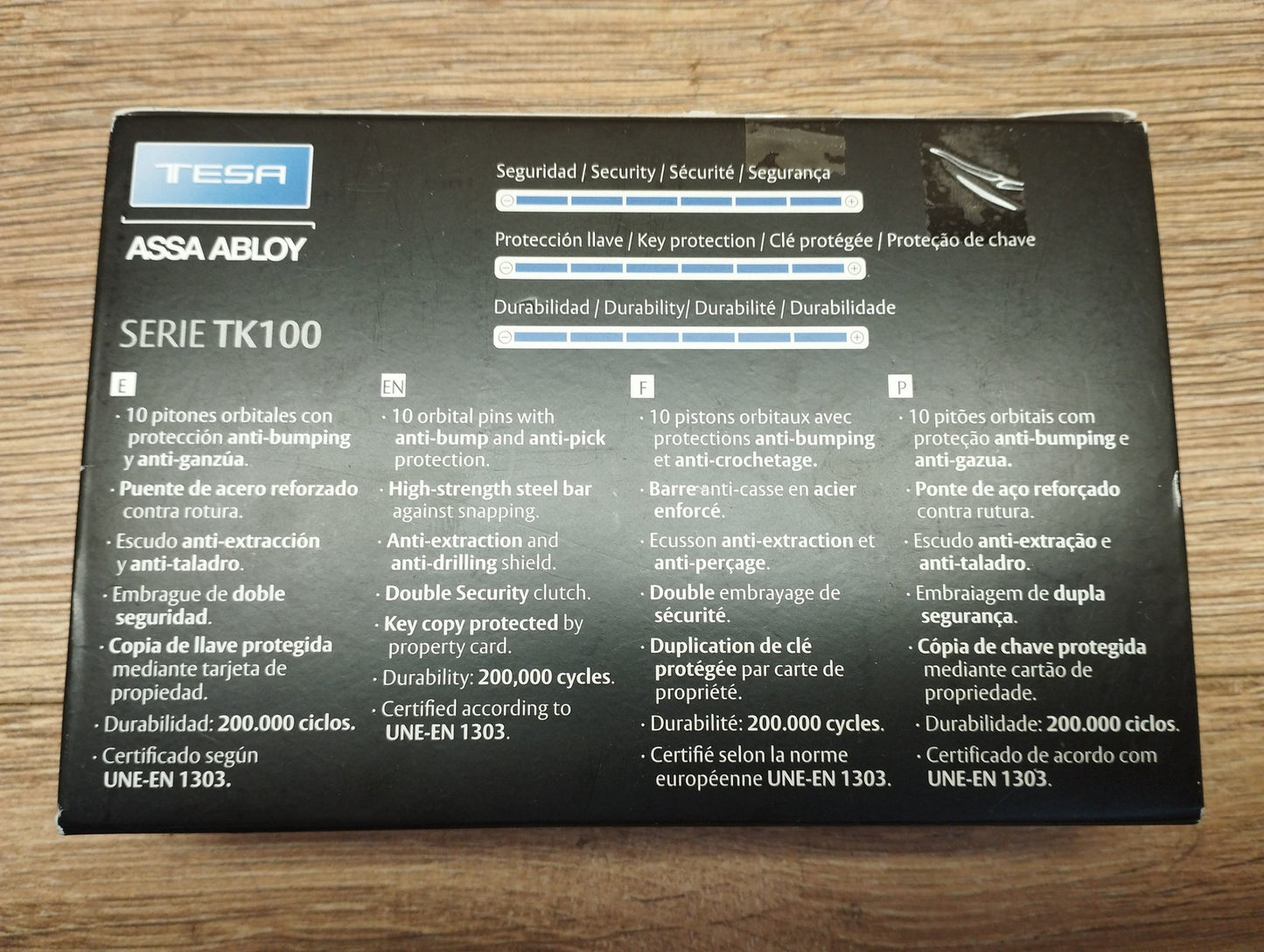 Tesa Assa Abloy TK100 Türschlosszylinder 30 x 40 mm I39891