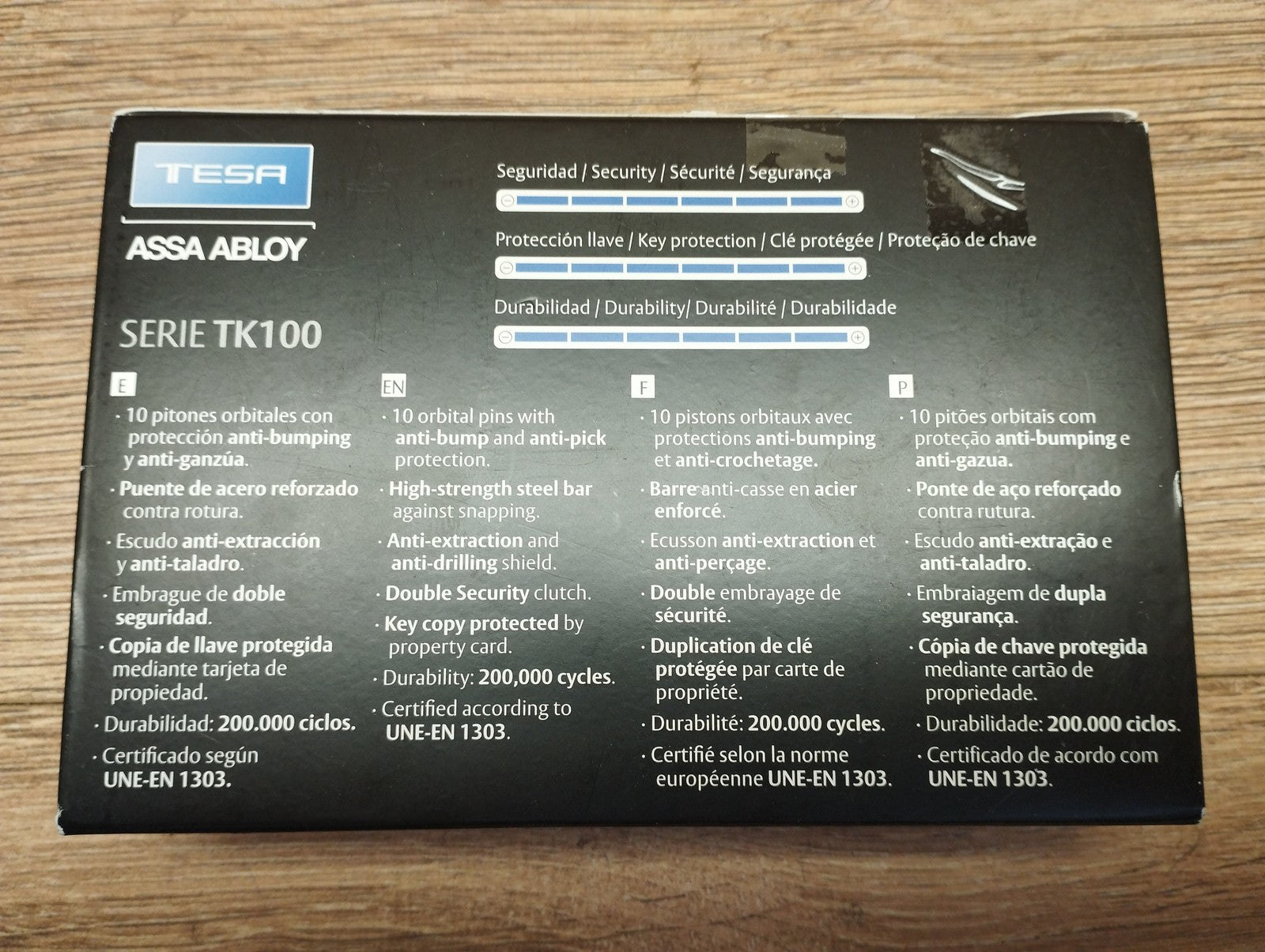 Tesa Assa Abloy TK100 Türschlosszylinder 30 x 40 mm I39891