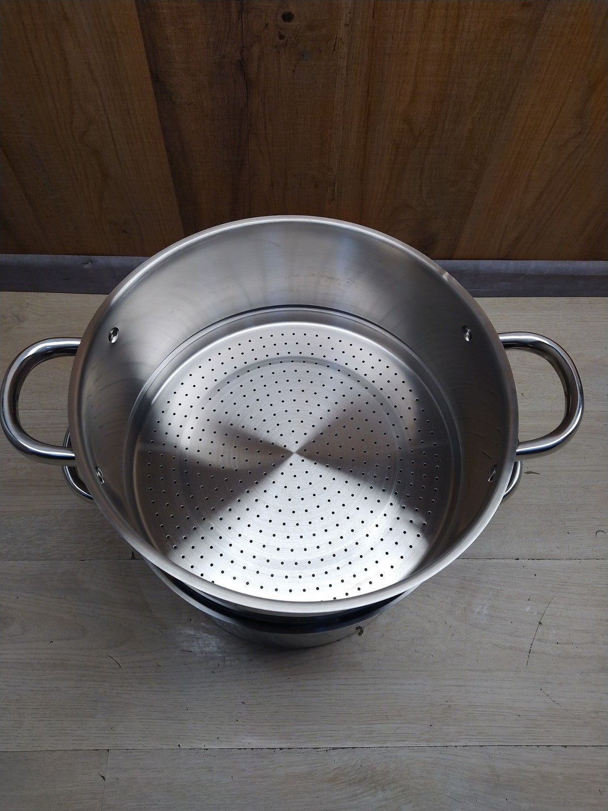 Baumalu 342648 Couscous-Topf 16 L Silber 30cm I36427