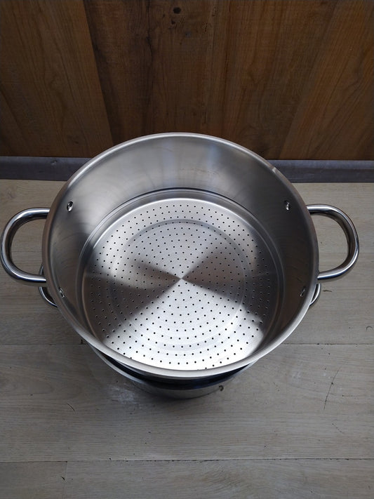 Baumalu 342648 Couscous-Topf 16 L Silber 30cm I36427