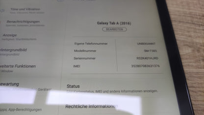 Samsung Galaxy Tab A 10.1 T585 Tablet 10.1" 1920x1200 32GB WiFi LTE Android