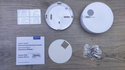 Hekatron Rauchmelder Genius Plus mit Batterien 31-5000048-01-02, I37006