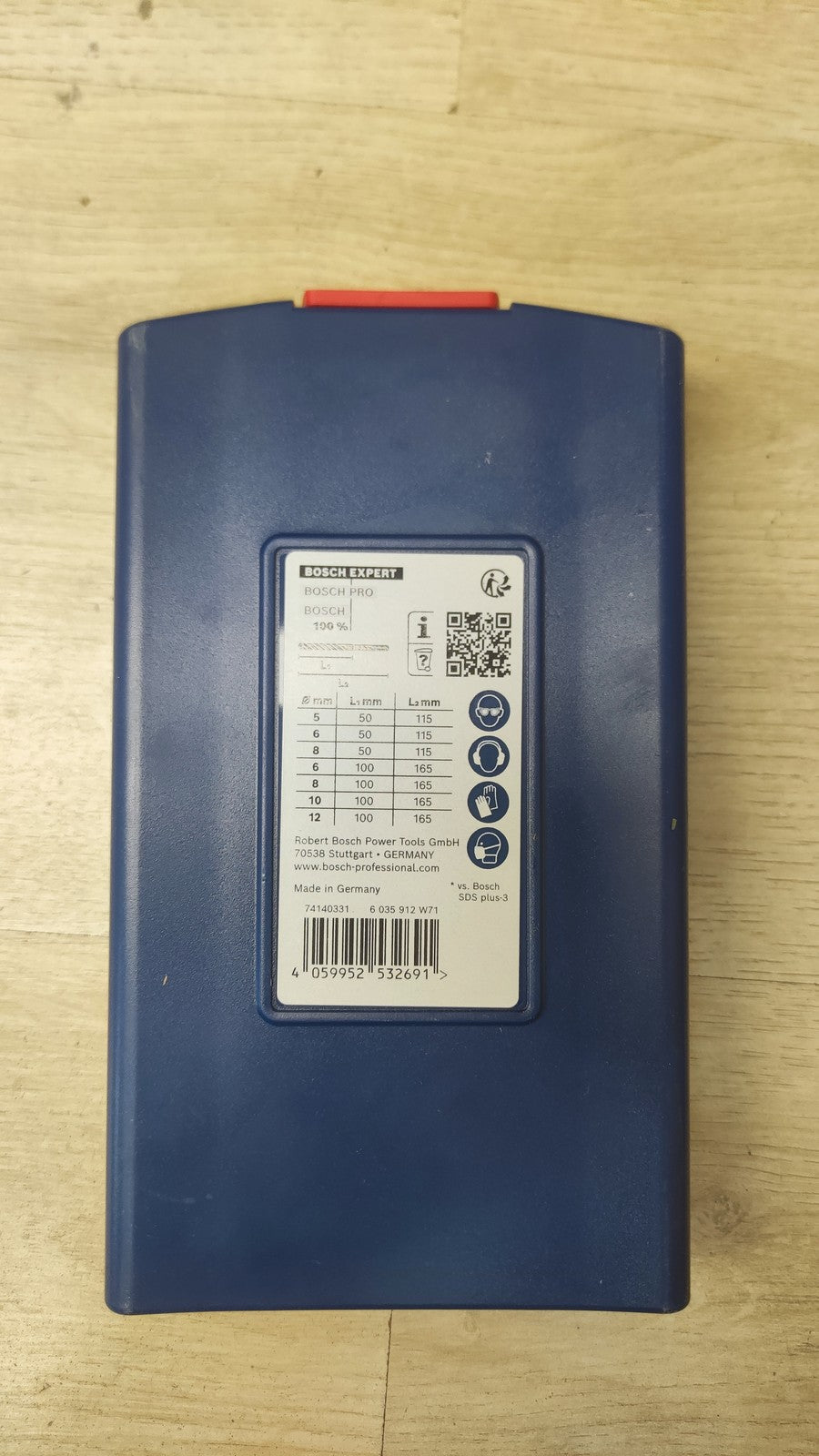 Bosch EXPERT SDS plus-7X Hammerbohrer-Set, 6-tlg, 2608900195, I38147