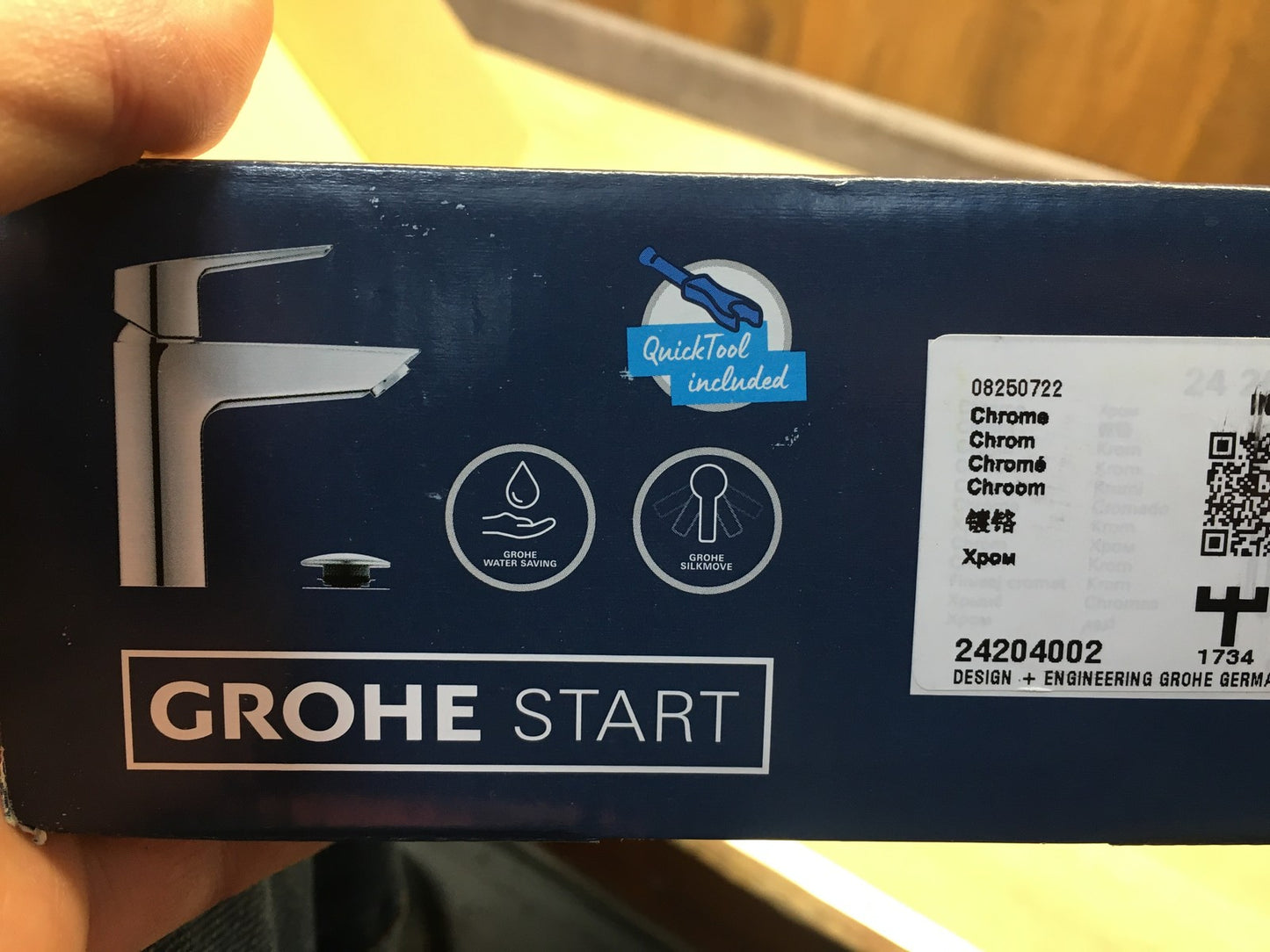 GROHE Start Einhand-Waschtischarmatur 24204002, Wasserhahn, M-Size, I37461