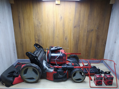 Einhell GE-CM 36/47 S HW Li Akku-Rasenmäher 3413201 mit 2 Akkus, I35736