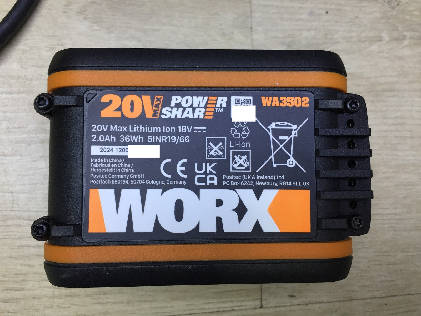 WORX Landroid Vision M550 Mähroboter ohne Begrenzungskabel WR205E, I33682