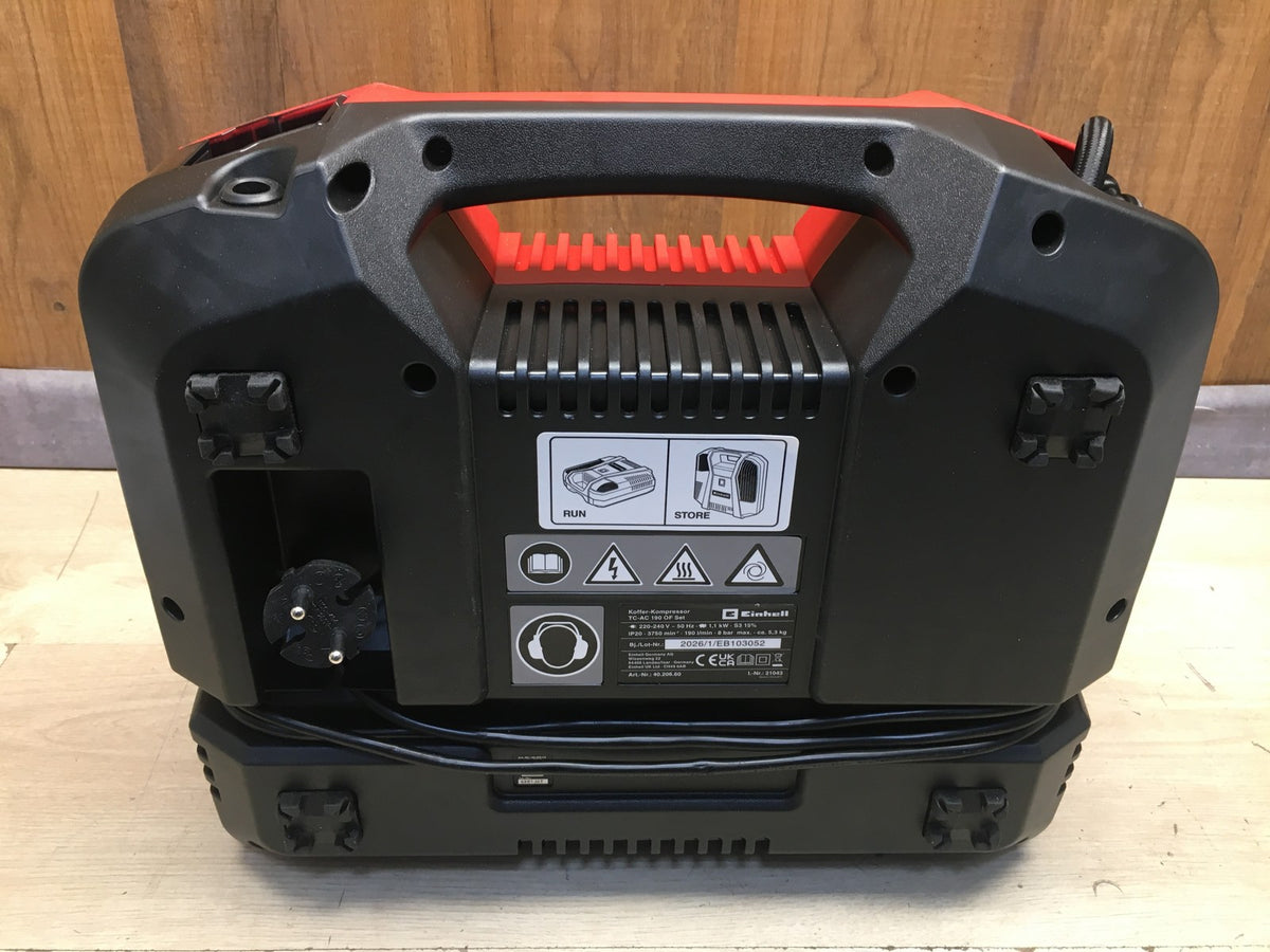 Einhell Kompressor TC-AC 190 OF Set (1100 W, 190 L/min Ansaugleistung), I40393