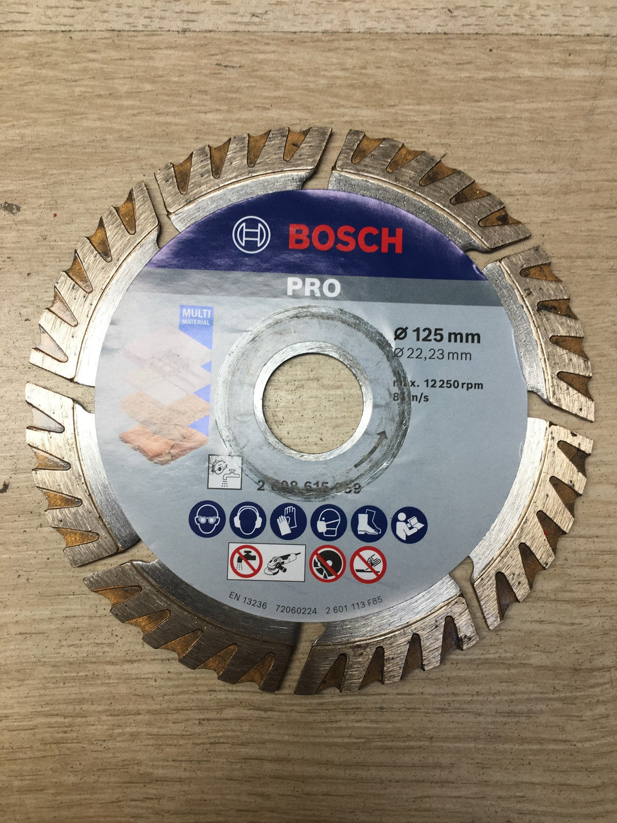 Bosch Professional Winkelschleifer GWS 12-125, Ø 125mm, 1200W, I38436