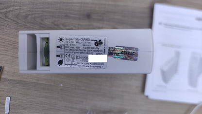 Superrollo GW60 elektrischer Universal-Gurtwickler, weiß, I38551
