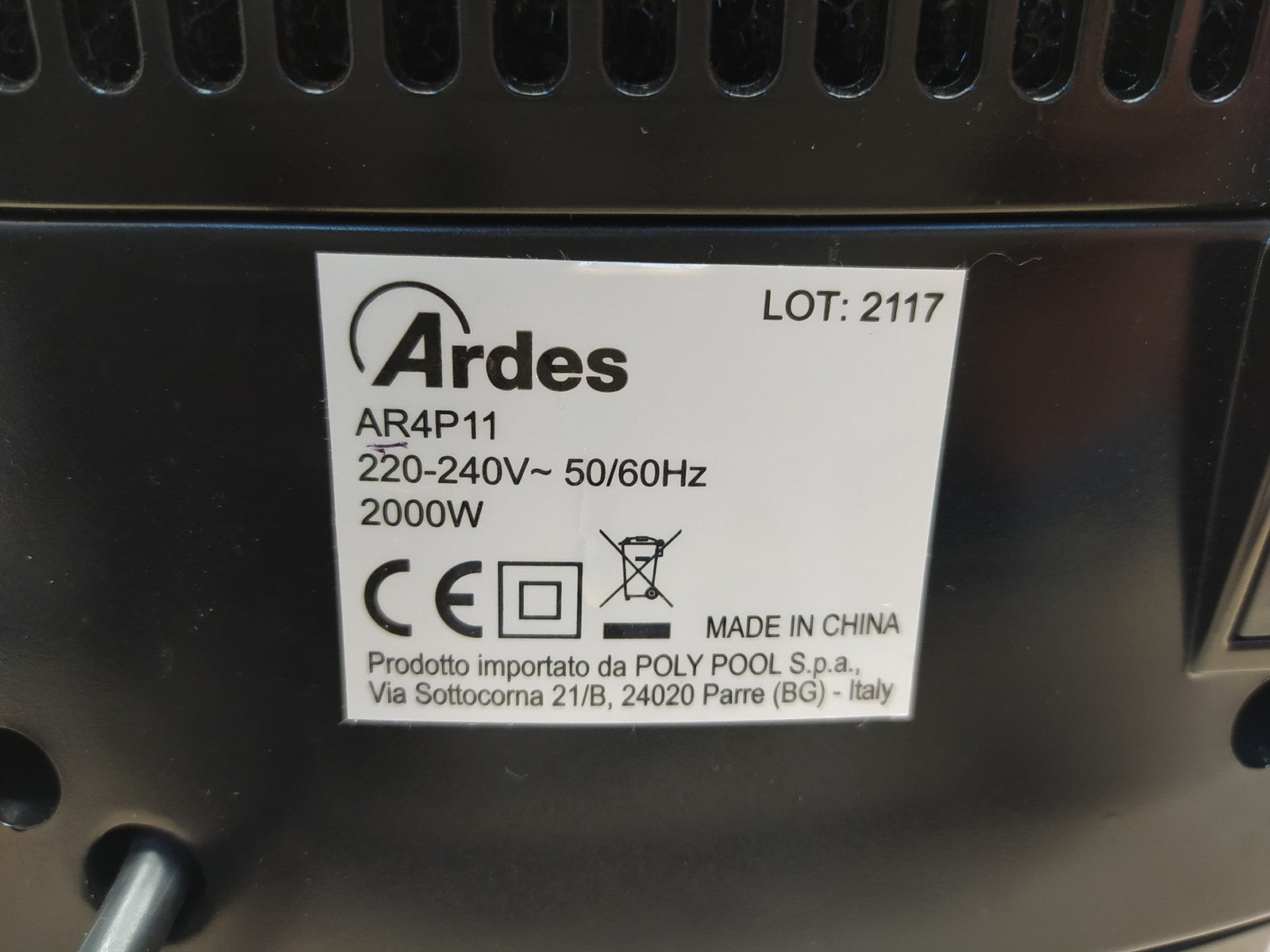 Ardes AR4P11 Heizgerät, I36750