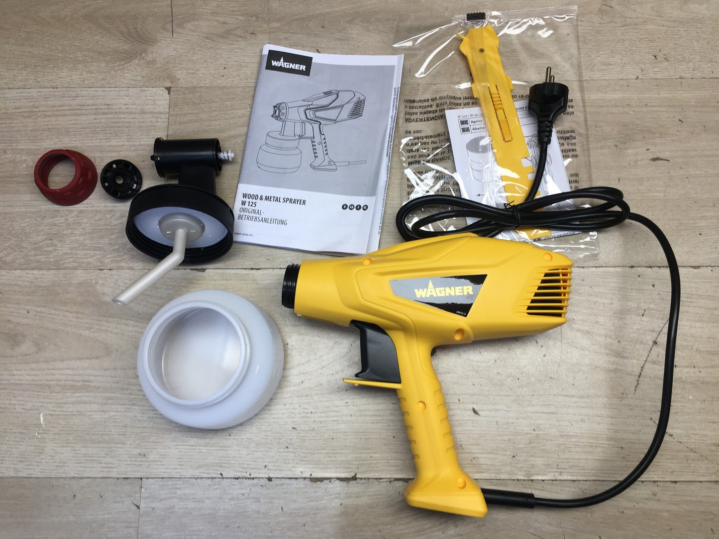 WAGNER Farbsprühsystem W125 für Lacke, Lasuren, Wood&Metal Sprayer, I39989