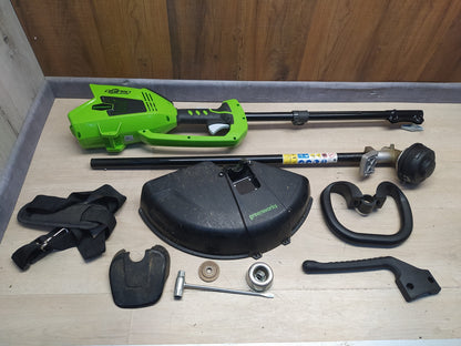 Greenworks Akku-Rasentrimmer und -Sense 2in1 GD40BC SOLO, I37215