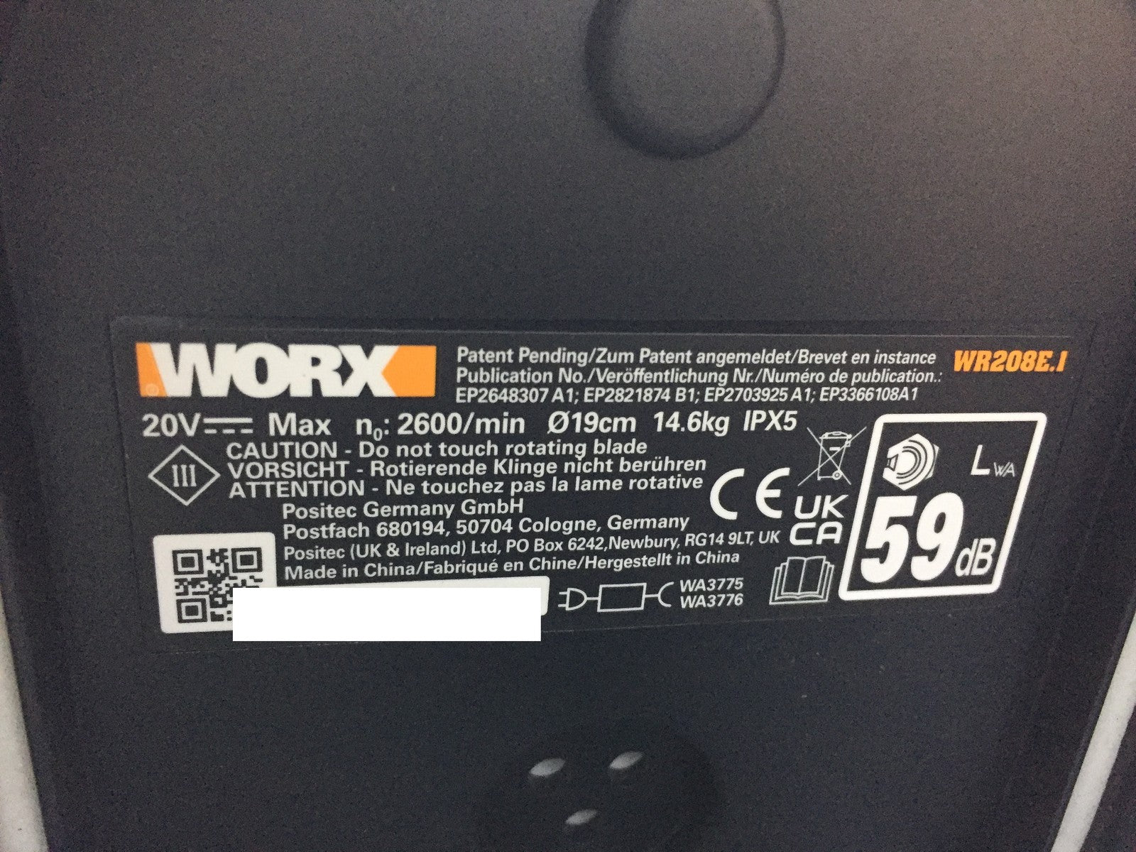 WORX Landroid Vision M800 Mähroboter ohne Begrenzungskabel WR208E.1, I33571