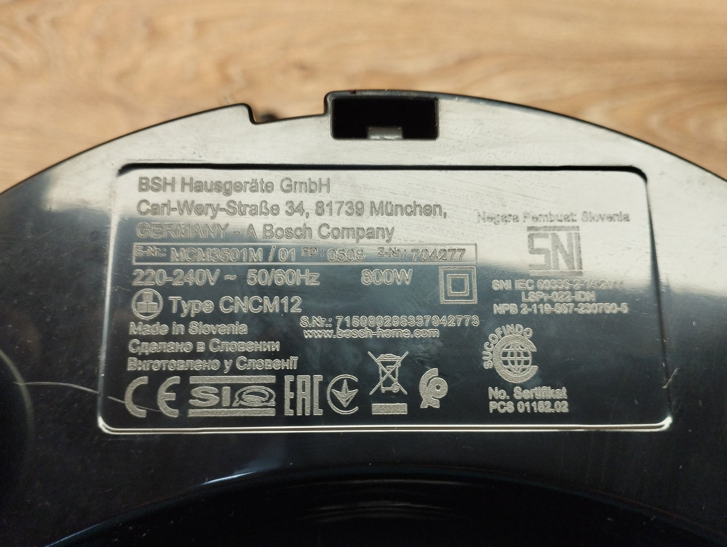 Bosch MCM3501M Küchenmaschine MultiTalent 3, 800W, I39611