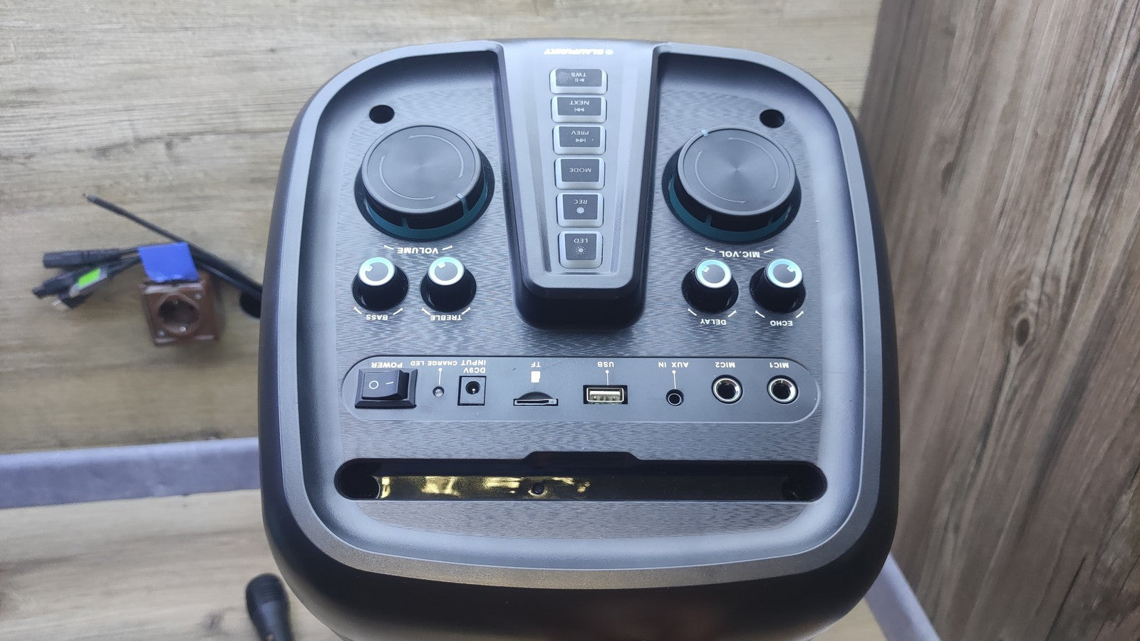Blaupunkt BLP3963 Partybox Karaoke LED-Lautsprecher, I39612