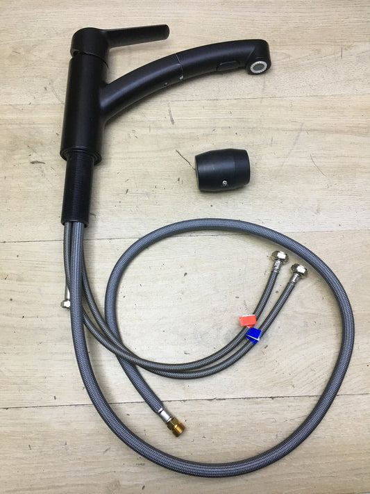 GROHE Start Einhand-Spültischbatterie 303072431, Mattschwarz, Wasserhahn, I35079