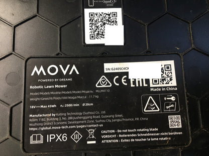Dreame Mova 1000 Mähroboter (MLLM4110) bis 1.000 m² 3D-LiDAR kabellos, I38186