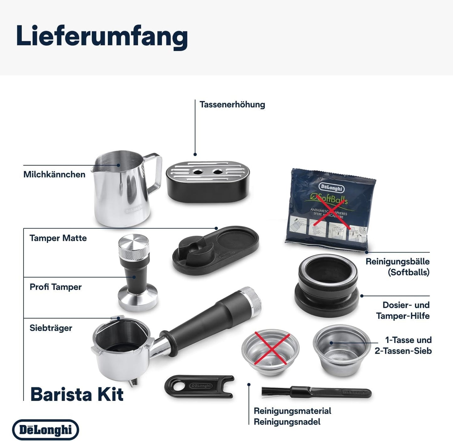 De'Longhi Kaffemaschine EC9255.T, Espressomaschine mit Mahlwerk, I36775