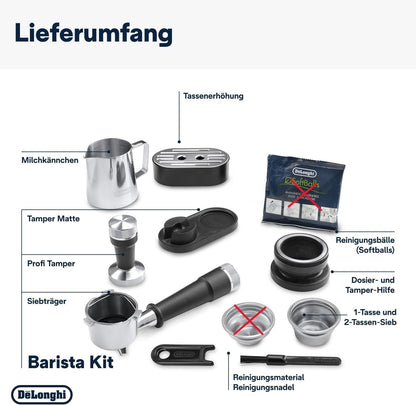 De'Longhi Kaffemaschine EC9255.T, Espressomaschine mit Mahlwerk, I36775