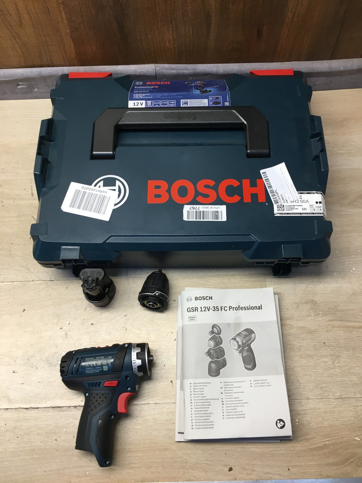Bosch Professional GSR 12V-15 FC FlexiClick Akku-Bohrschrauber I37264