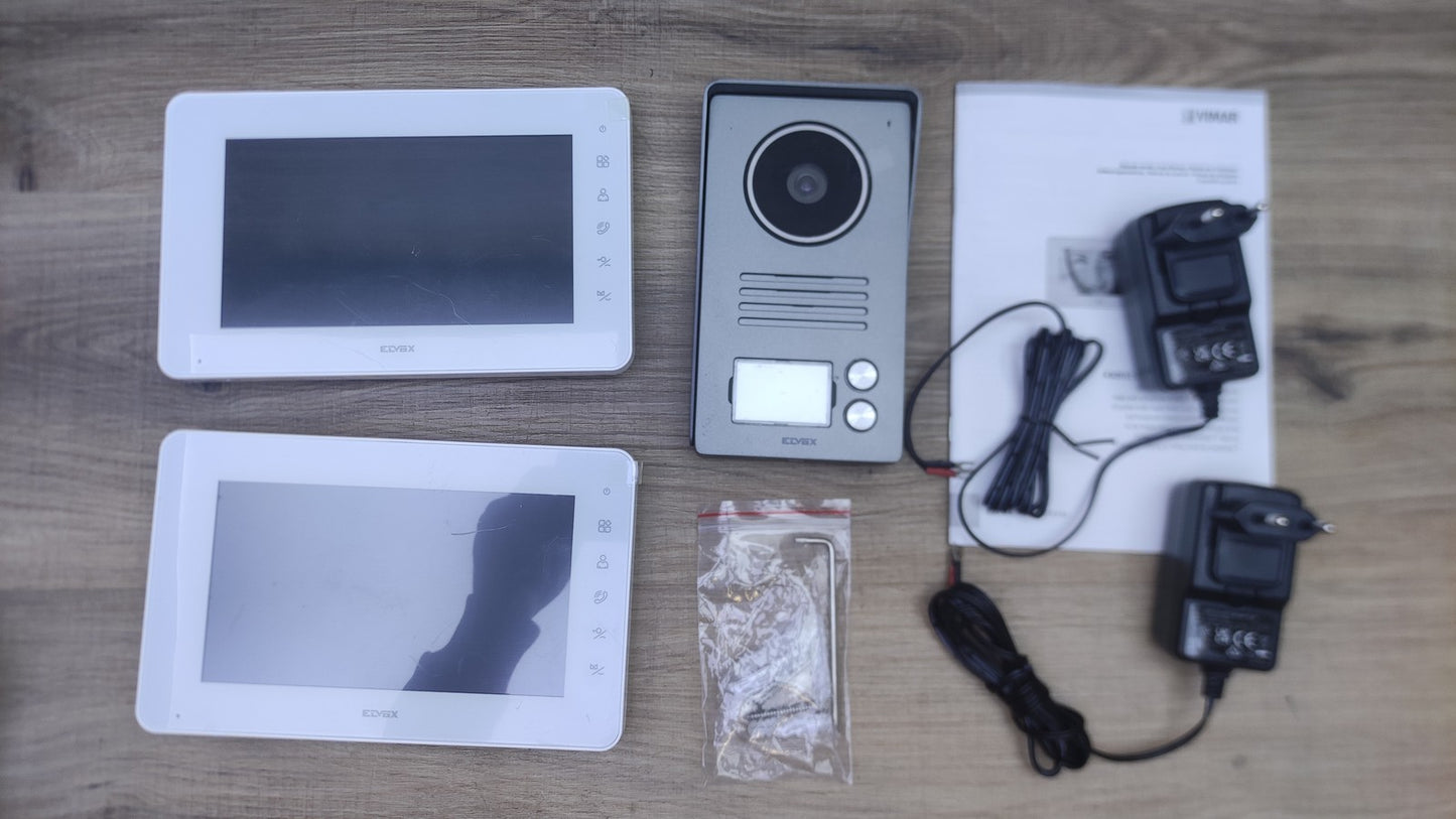 VIMAR K40911 Videosprechenalage Set für 2 Familien, I38612