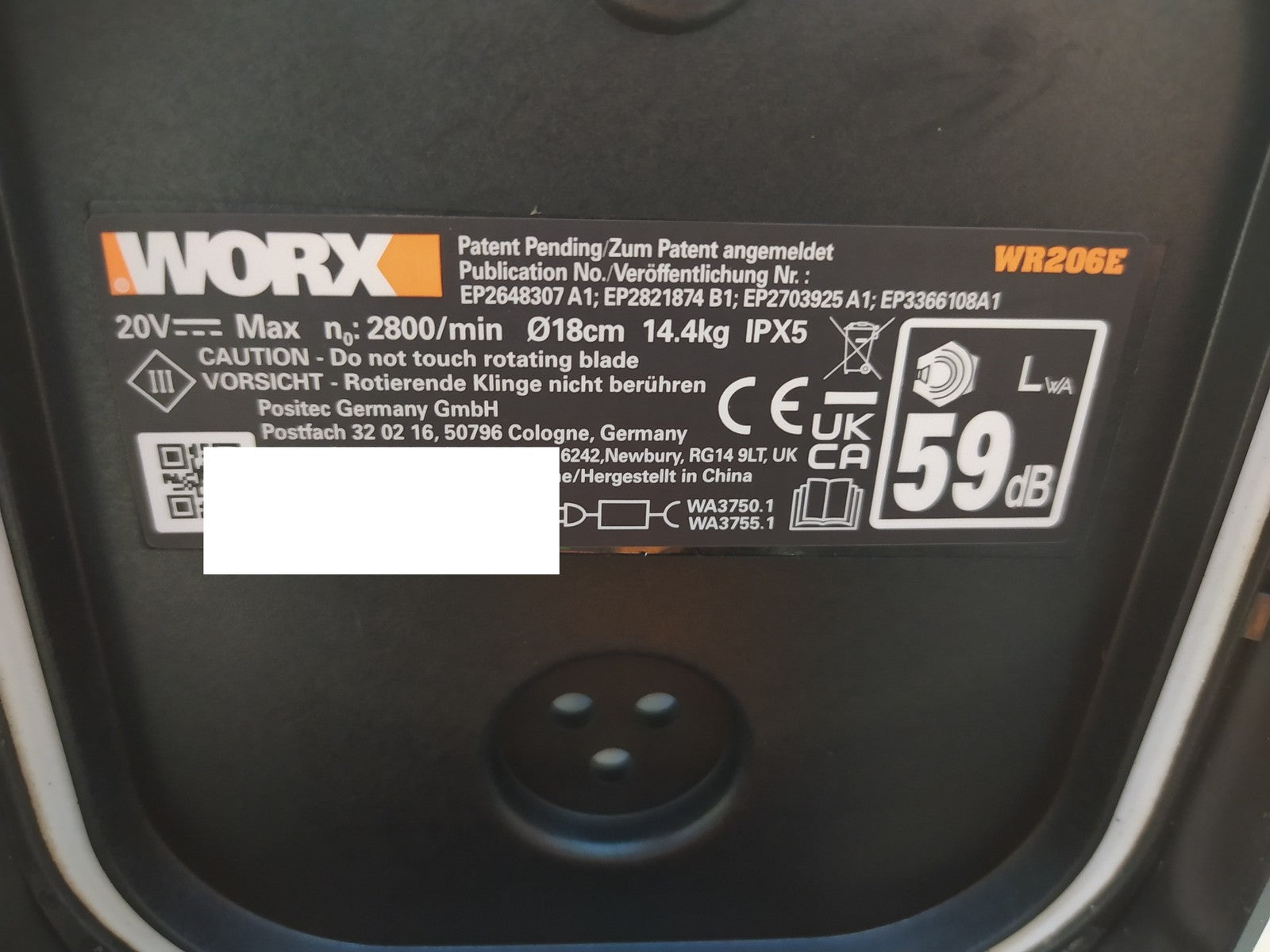 WORX Landroid Vision M600 Mähroboter ohne Begrenzungskabel WR206E I36759