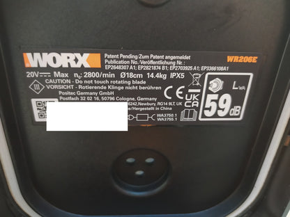 WORX Landroid Vision M600 Mähroboter ohne Begrenzungskabel WR206E I36759