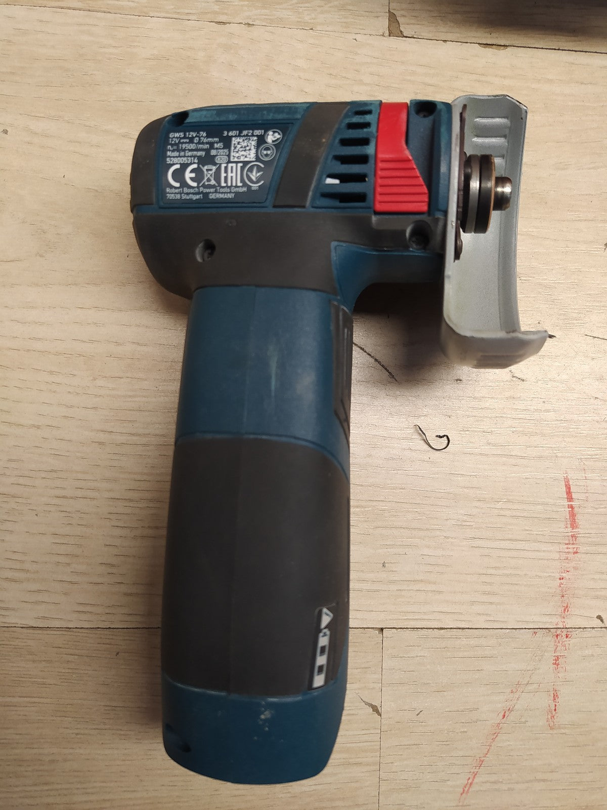 Bosch Professional GWS 12V-76 Akku-Winkelschleifer SOLO, I37878