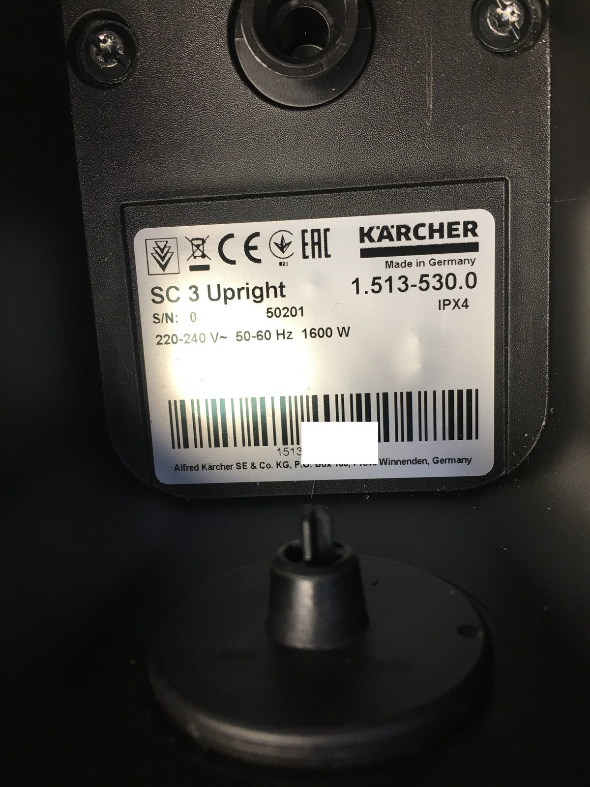 Kärcher Dampfreiniger SC 3 Upright (1.513-530.0), I38175