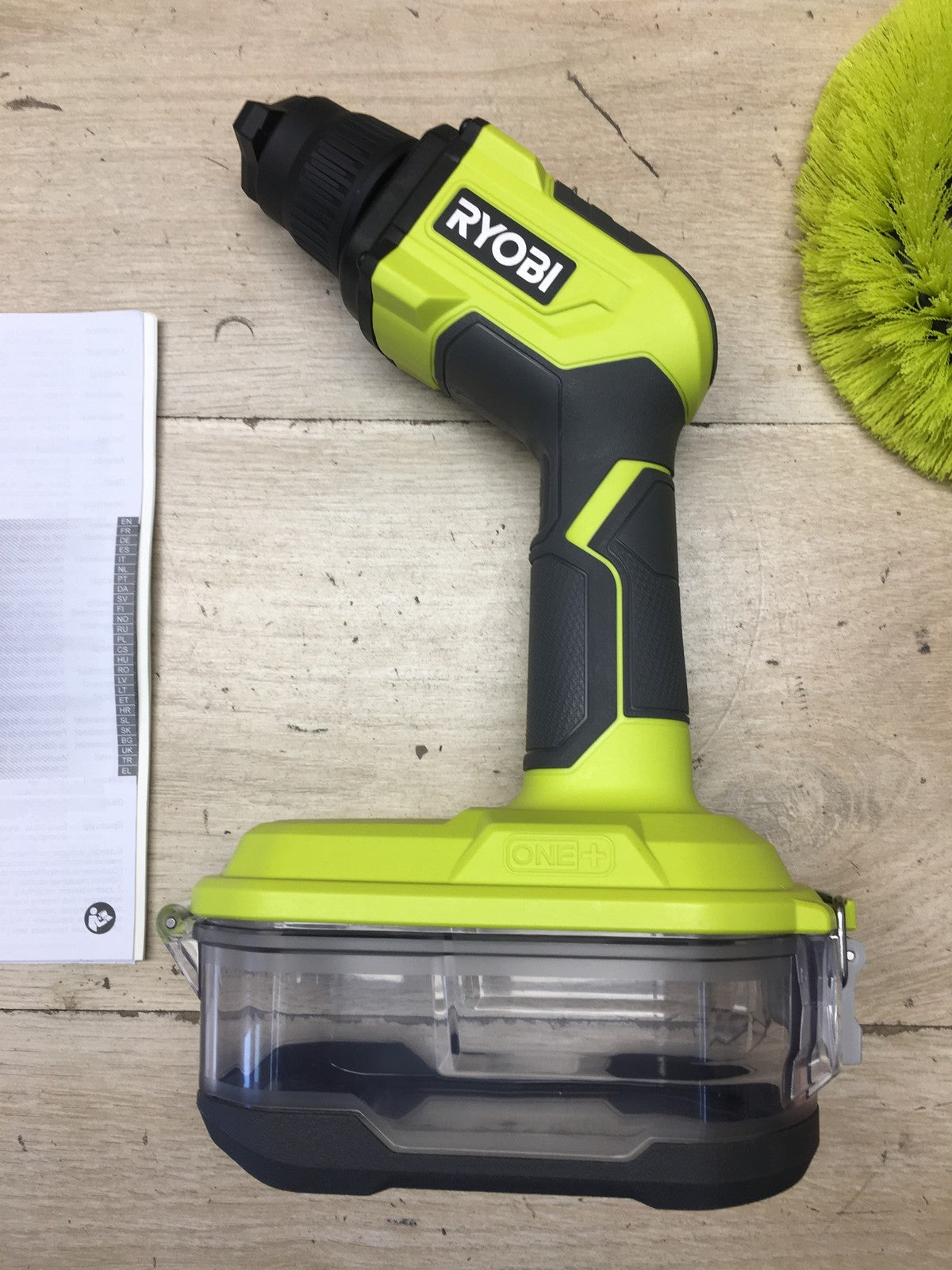 RYOBI 18 V ONE+ Akku-Reinigungsbürste R18CPS-0 Solo, I40048