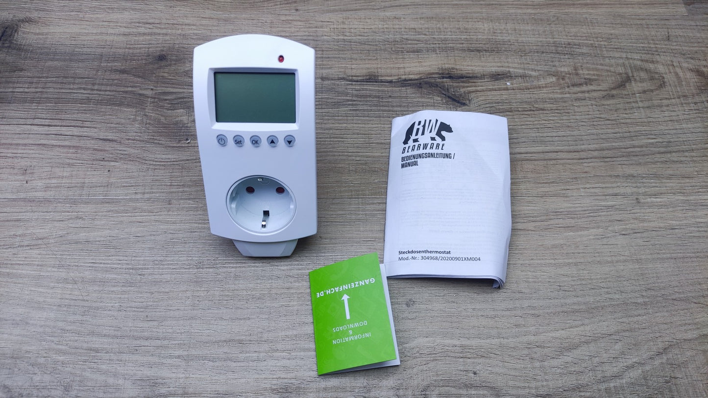 BearWare WDP 304968 Wifi Thermostat Steckdose, I36375