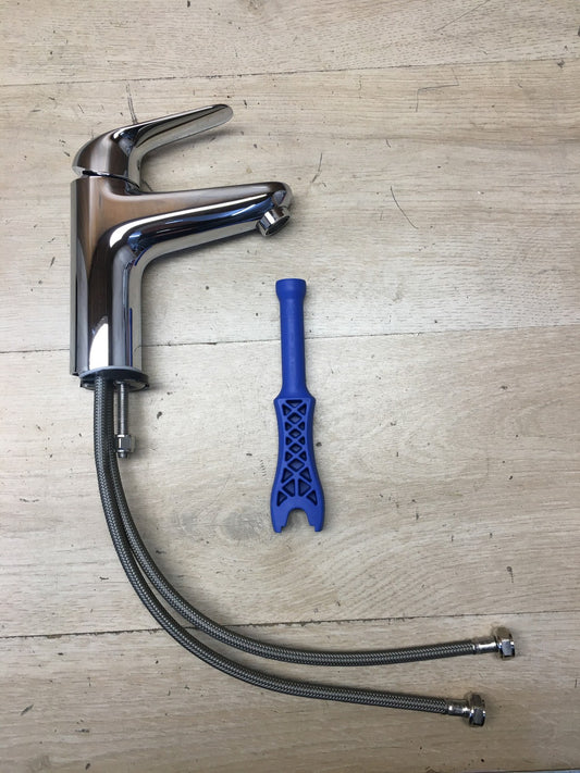 GROHE Swift Waschtischarmatur 24326001, wassersparend, Wasserhahn, I38275