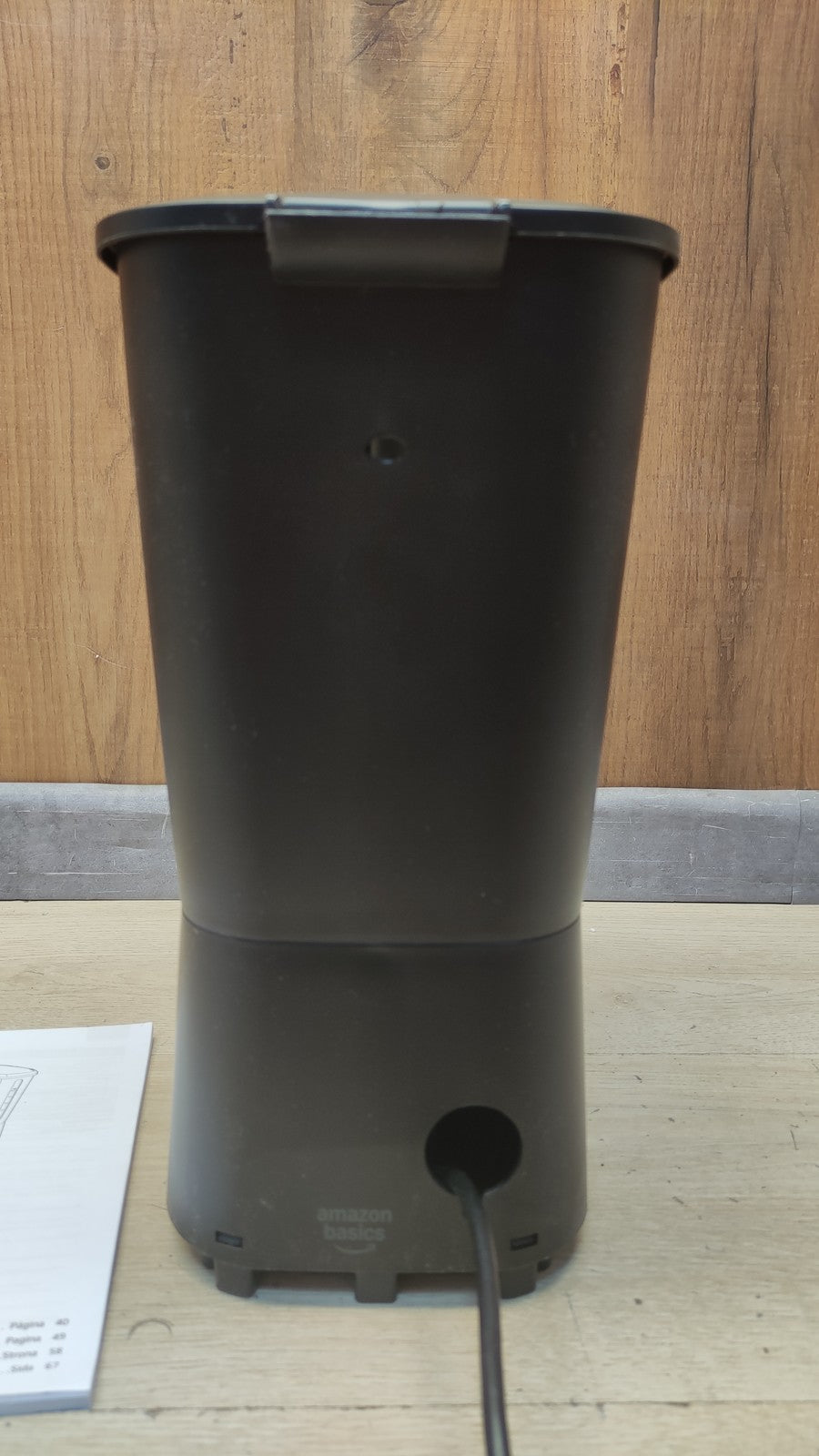 Amazon Basics CM1166AB-GS Filterkaffeemaschine, 1,25L Glaskaraffe, I39703
