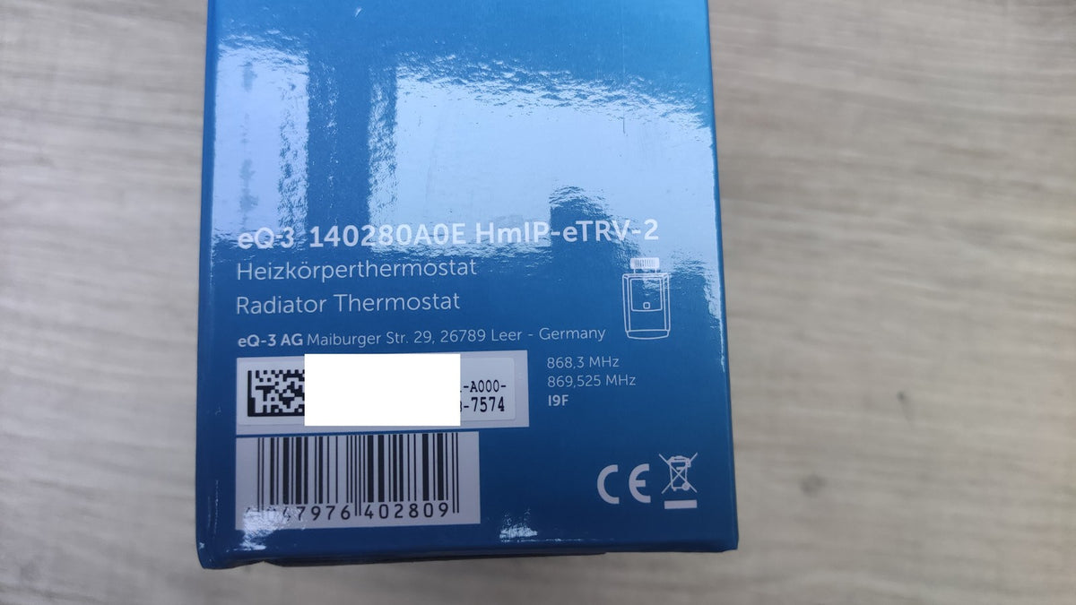 Homematic IP Smart Home Heizkörperthermostat HMIP-eTRV-2, 140280A0, I40873