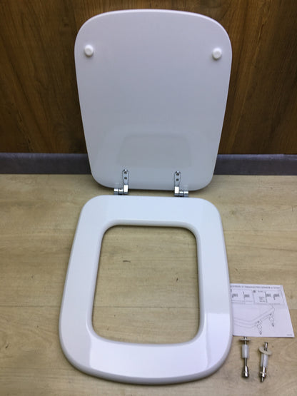 king seat  EM804 WC-Sitz, MDF, Hochglanzweiß, 44 x 36 x 4 cm, I31059