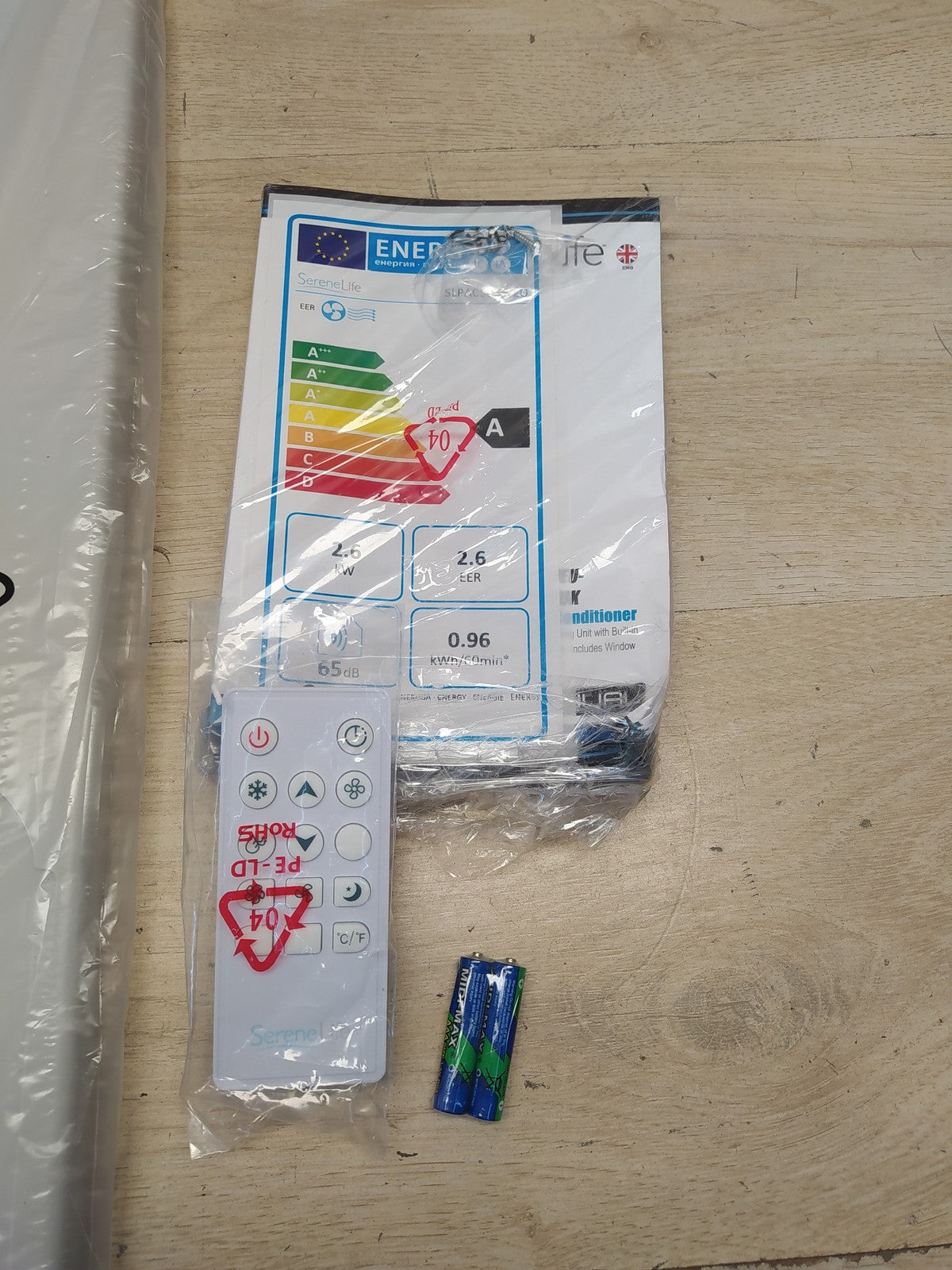 SereneLife SLPAC905WEU Mobile Klimaanlage, 10.000 BTU, EEK:A, I37789