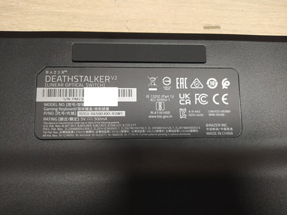 Razer DeathStalker V2 Optische Low-Profile-Gaming-Tastatur, UK-Layout, I36701