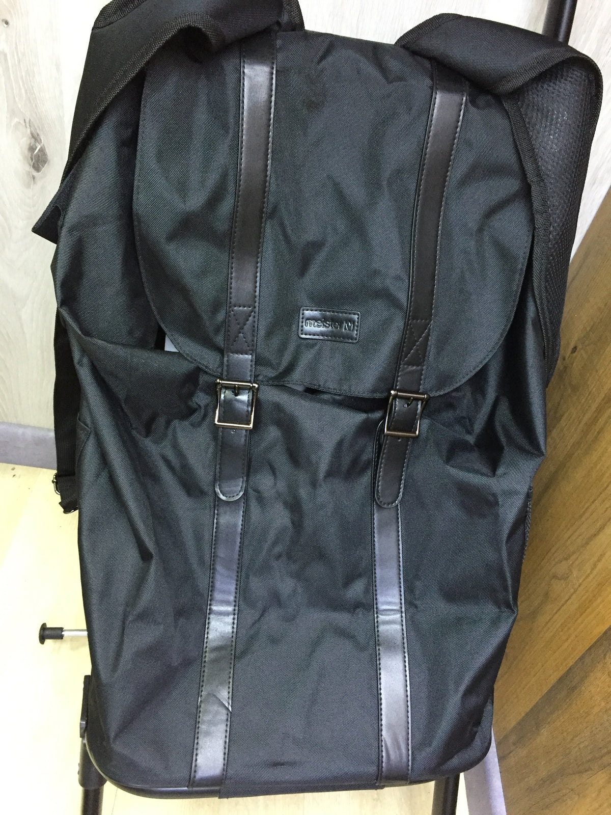Meister Einkaufstrolley & -rucksack 45 L (6816850), Black Edition, I32380