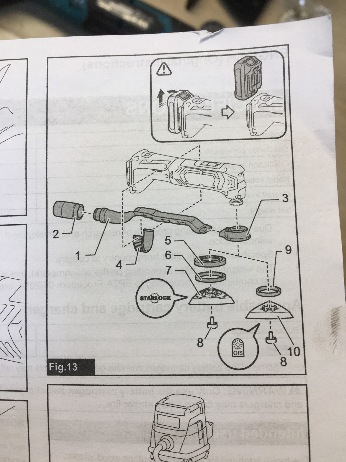 Makita TM30DSMJX5 Akku-Multifunktionswerkzeug, mit 2 Akkus, I37622