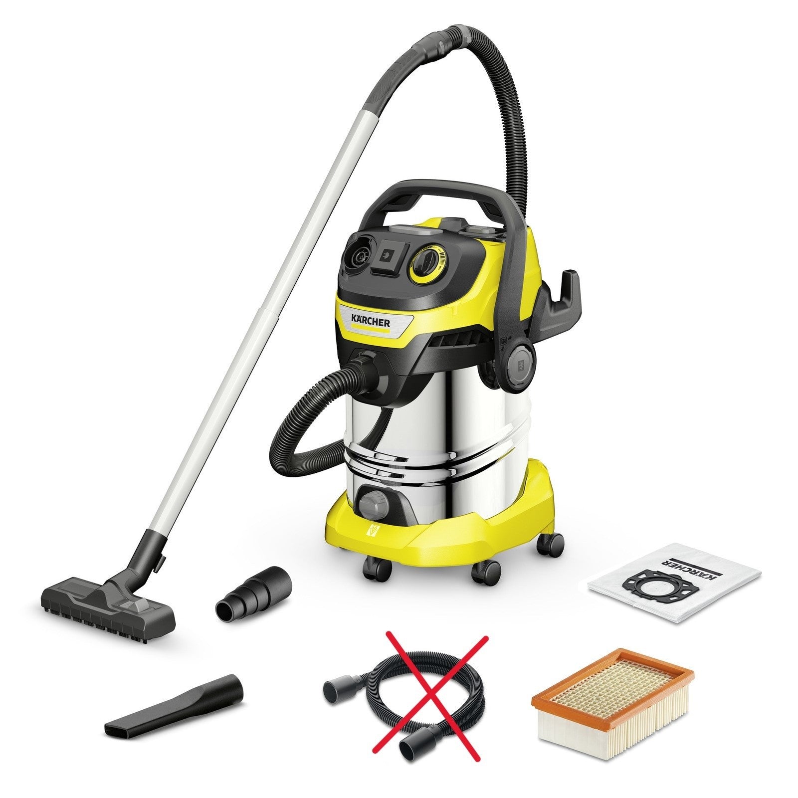 Kärcher WD 6 P S Premium Nass-/Trockensauger (1.628-361.0), 30 L, 1300W, I38340