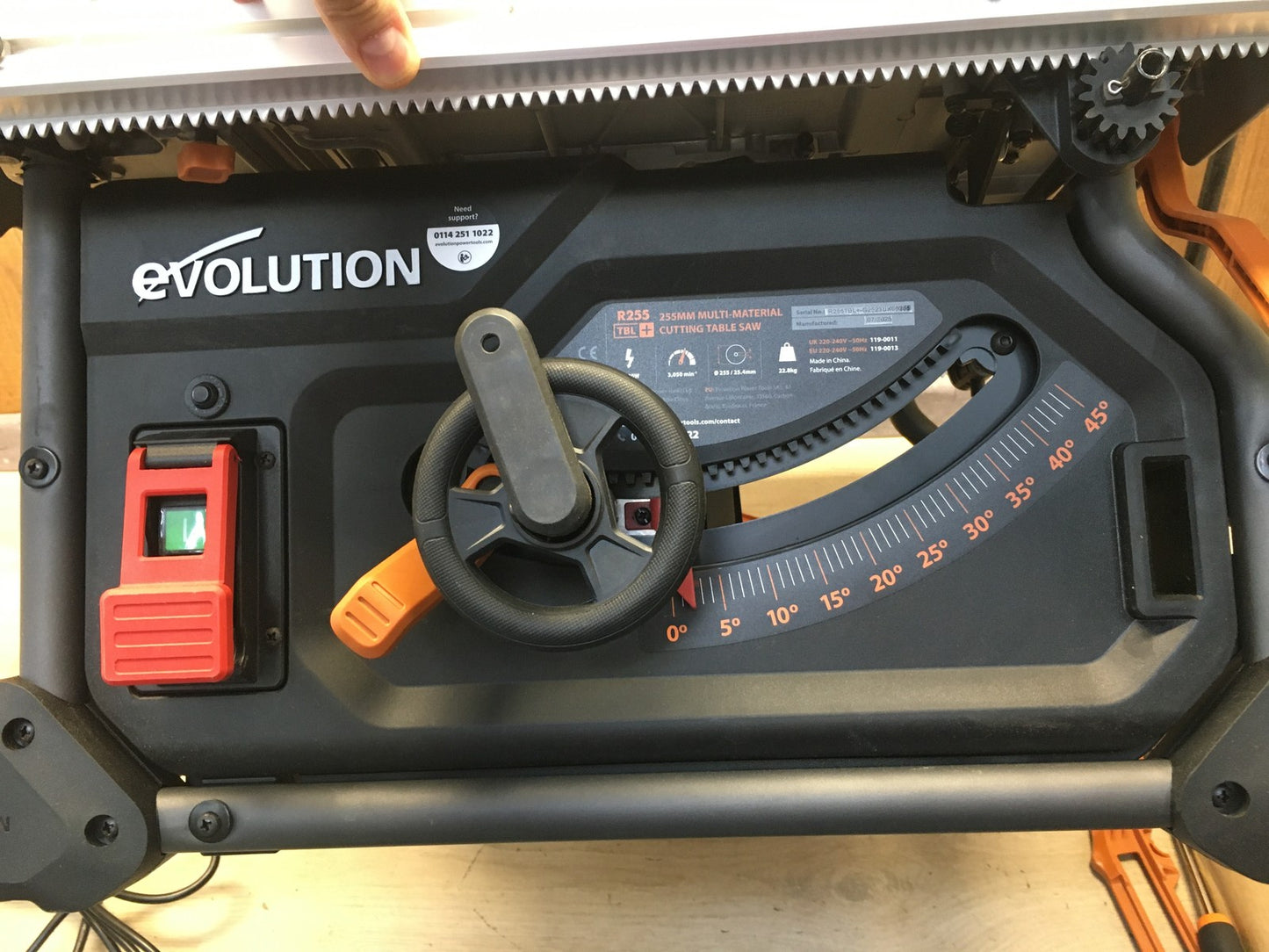 Evolution Power Tools R255TBL+ Tischkreissäge, 1800W, I38705